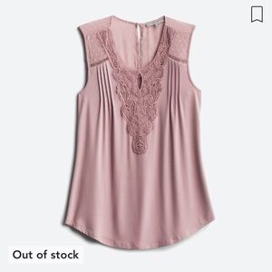 Ranella Crochet Front Keyhole Knit Top